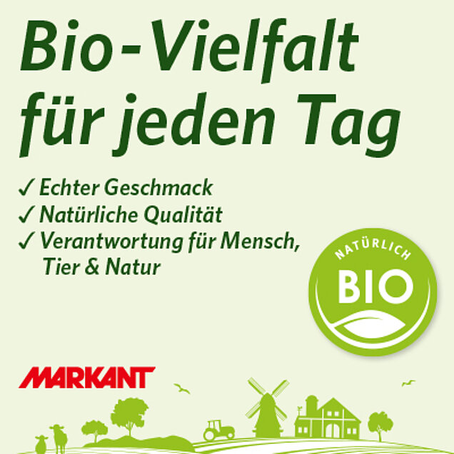 Bio-Vielfalt Werbeplakat Markant