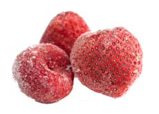 Gefrorene Erdbeeren